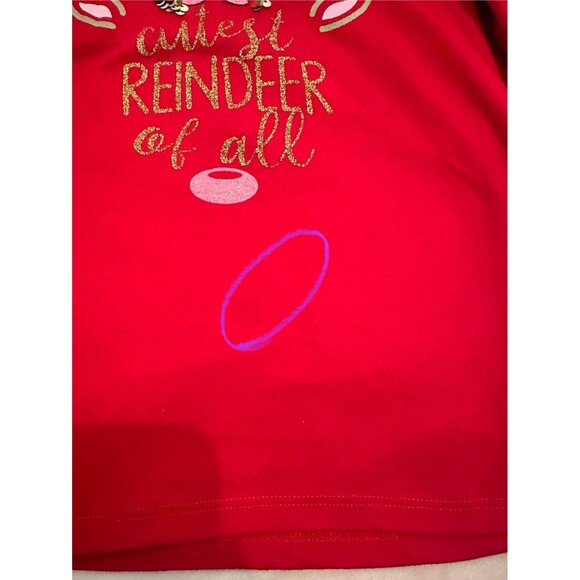 Girls’s Christmas /Holiday Long Sleeve Top Bundle Size 5 - Picture 8 of 8